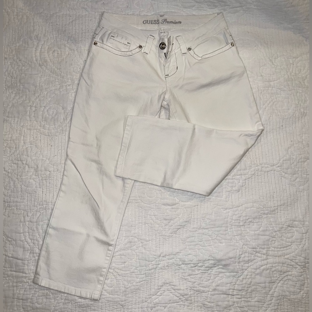 GUESS PREMIUM WHITE JEANS